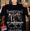 Evanescence 30Th Anniversary Shirt Thank You For The Memories S-5XL Unisex T-Shirt