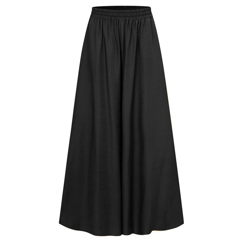 Wide Leg Summer Pants For Women With Ice Silk Fabric Comfortable Casual Trousers