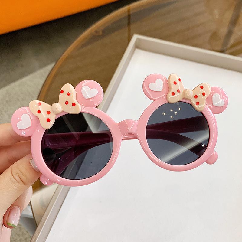 Children Cute Cartoon Sunglasses Boy Girl Outdoor Sun Protection Summer Baby Sport Shade Glasses Kid Uv400 Sunglasses