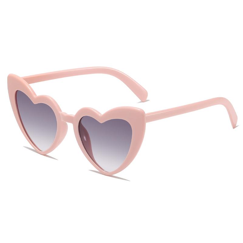 1PC Peach Heart Sun Party Špeciálne okuliare v tvare lásky Internet Celebrity Street Shot Módne pánske a dámske slnečné okuliare