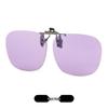 2025 Polarized Rimless Polygonal Clip-on Sunglasses for Day/Night Outdoor, Fishing, and Driving