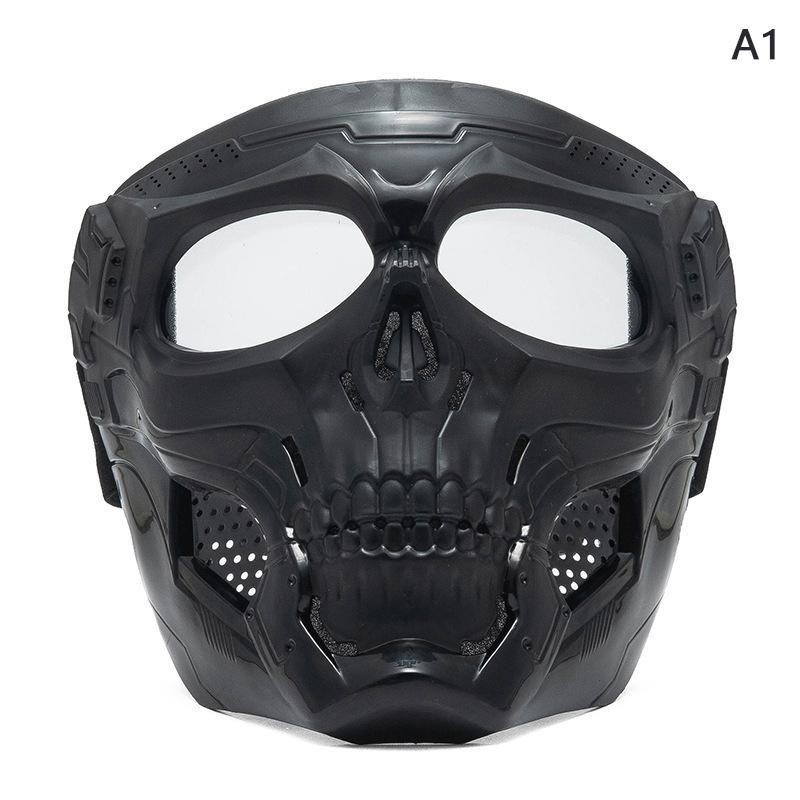 Motorradbrillenmaske, winddicht, Totenkopf, Motocross-Brille, Rennhelm, Anti-Ultraviolett, staubdicht, Fahrradschutzbrille
