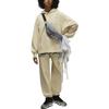 Jordan Flight Classic Jumpman Logo Fleece-Lined Casual Loose Hoodie Long Sleeve Women Tops Off-White DQ4604-234
