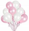 White Pastel Pink. Balloons Large 50 Pieces Strong 066