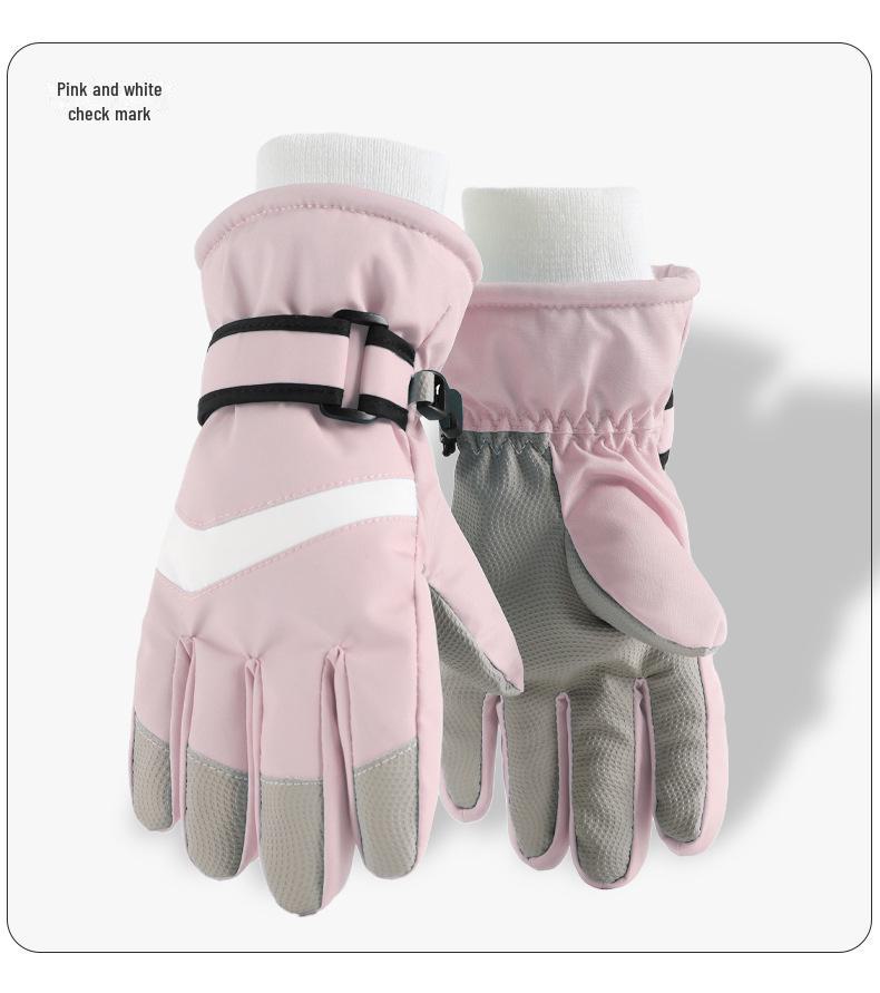 Warm Fleece Ski and Cycling Gloves - Touchscreen Compatible for Women and Men, Ideal for Winter Sports and Outdoor Activities