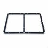Placa de Aeração Nano para Tanque de Peixes e Lagos Aço Inoxidável Barra de Oxigênio Auto-submersível para Aquários 30*50CM