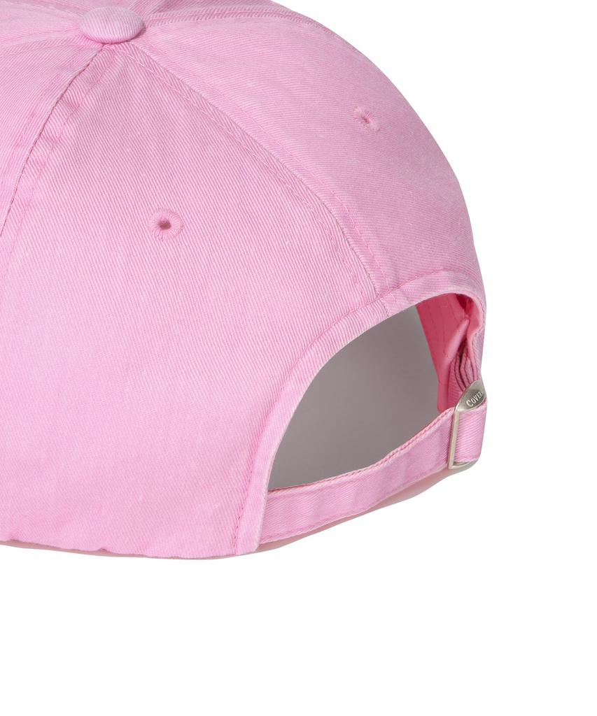 COVERNAT Clover Washed Cap Pink
