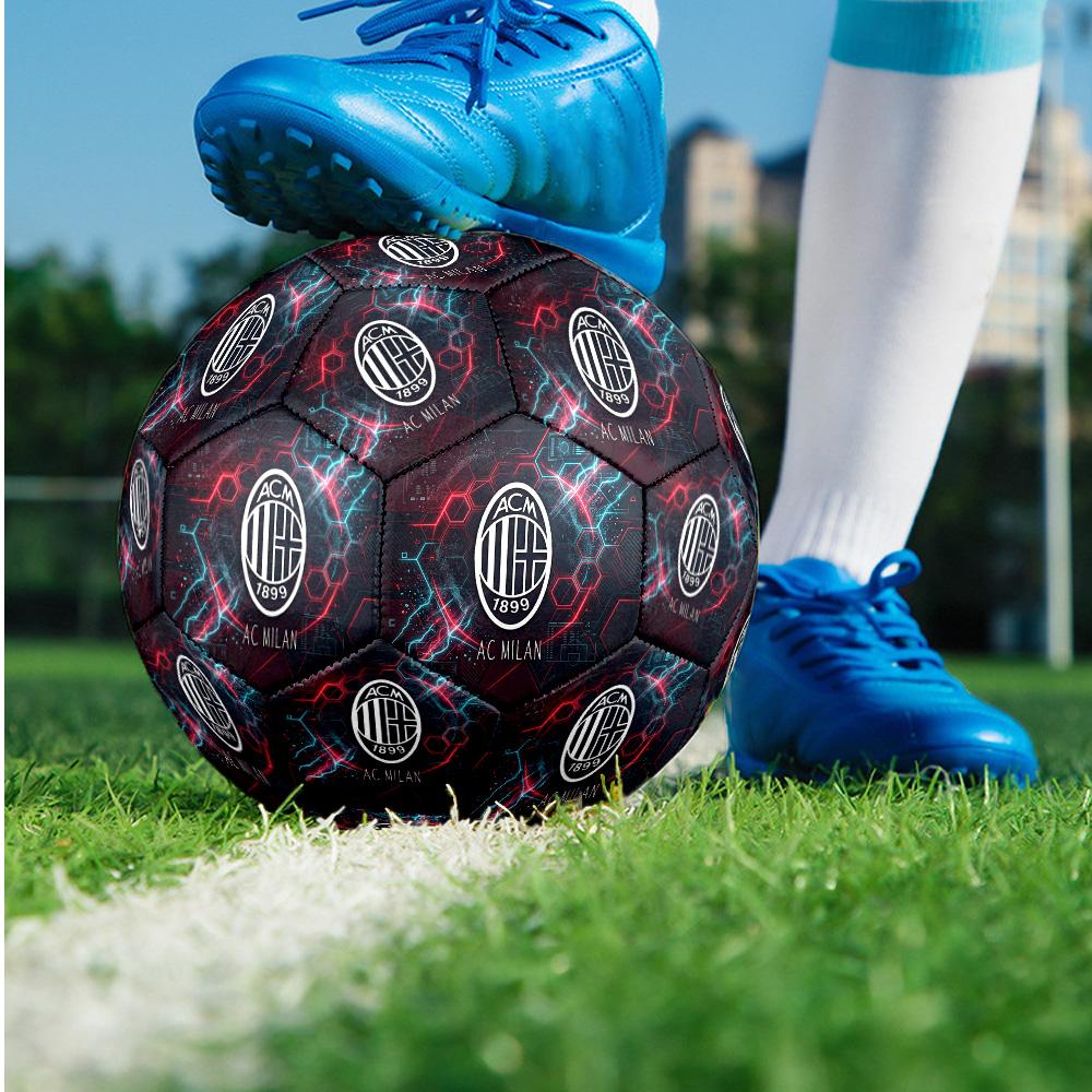 AC Mailand Thema Fußball Größe 5 Fußball Weiche Haptik Professioneller Trainingsfußball für Outdoor-Sportarten