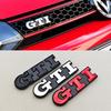 3D Metal Logo GTI Car Front Grille Badge Emblem For Plo Typ 9N3 6R G/olf 4 5 6 8 MK3 MK4 MK5 MK6 Auto Accessories