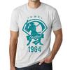Men's Vintage Tee Shirt Graphic T Shirt Baseball Since 1964 Vintage White