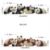 Miniature Figurines Landscaping Dolls DIY Hand-made Micro Landscape Panda Cartoon Creative Elegant 2-color Home Decor