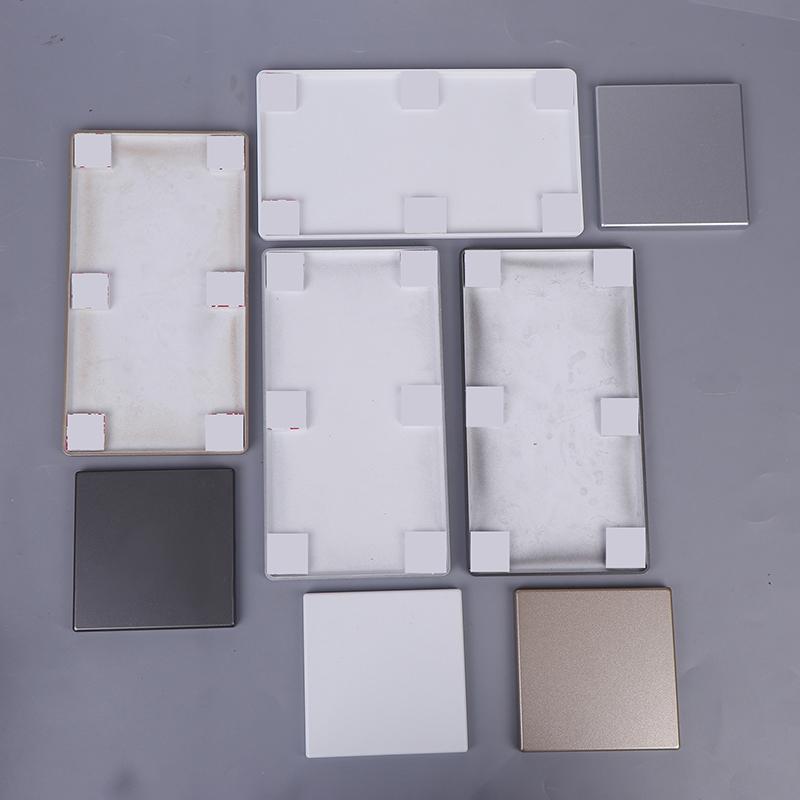 Self-Adhesive Switch Socket Decorative Panel Plate Wall Hole Cover Abs Universal Blank Panel Cover Home Hardware