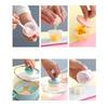 4 Pcs/Set Cute Egg Cooker Tools With Brush Plastic Egg Boiler Poacher For Kid Baking Egg Mold Maker Kitchen Accessories