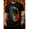 European Sizes Basketball Graphic T-Shirt for Men Summer Casual Crew Neck, Short Sleeve Men's Tees Perfect for Daily Wear & Sports