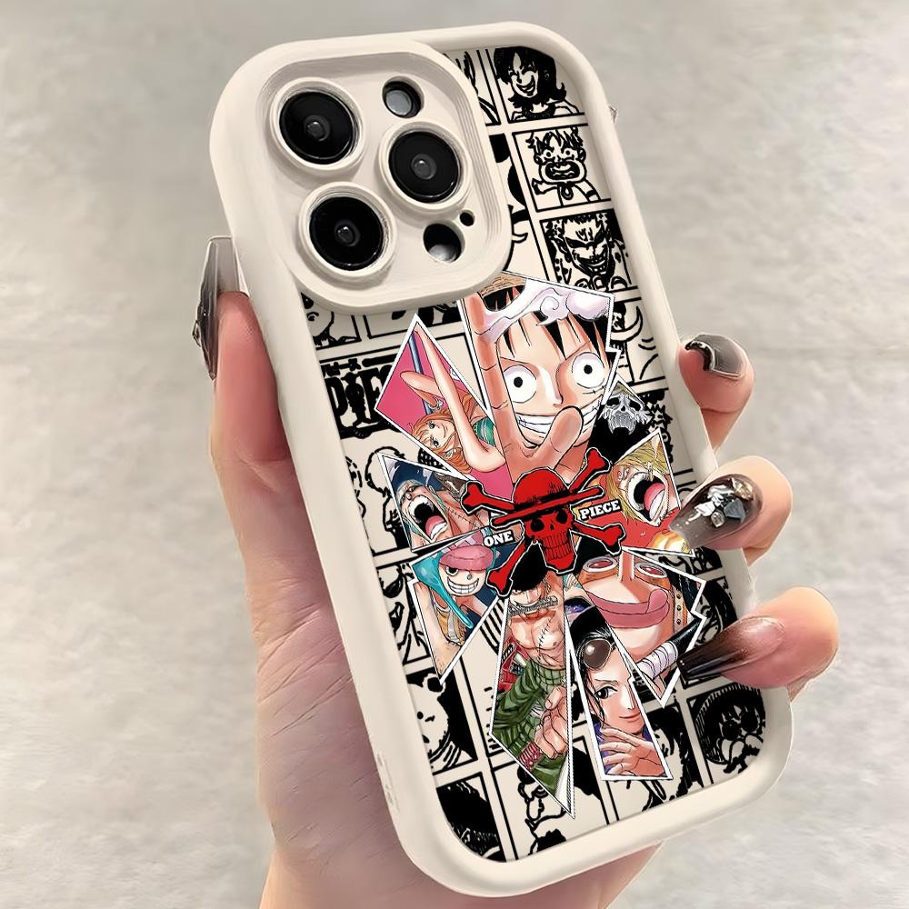 Ones Pieces Luffys Zoros Phone Case for Samsung S26 S25 S24 S23 S22 S21 S20 F06 M16 Note 20 FE Plus Ultra 4G 5G Soft Silicone