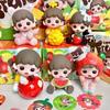 Zoraa I Love Fruits Series: Peach Girl Doll Ornament - Playful Car Dashboard Gift