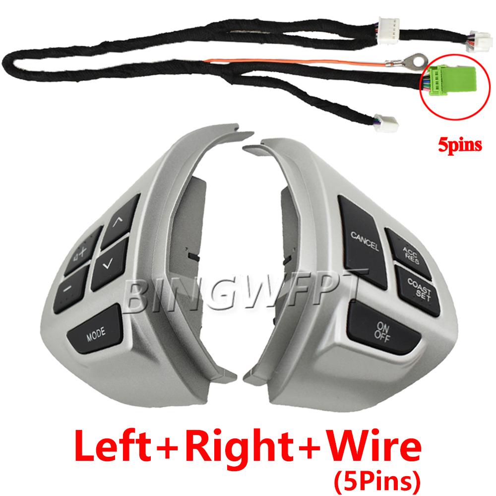 NEW Steering Wheel Volume Sound Buttons For Mitsubishi ASX Lancer Outlander RVR Pajero Sport Car Cruise Control Button Switches