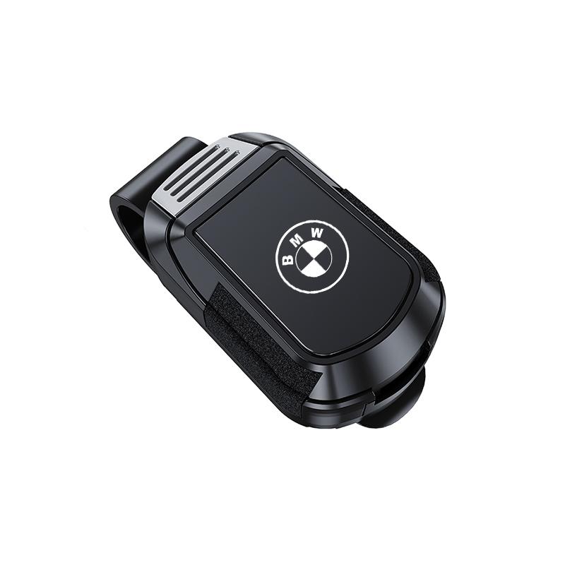 Car Sun Visor Glasses Clip Sunglasses Storage Bracket Keychain For BMW X1 X2 X3 X5 X4 X6 X7 iX3 F20 F10 F07 E70 E46 E90 E92 E60
