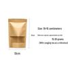 Kraft Paper Self-Sealing Storage Bags