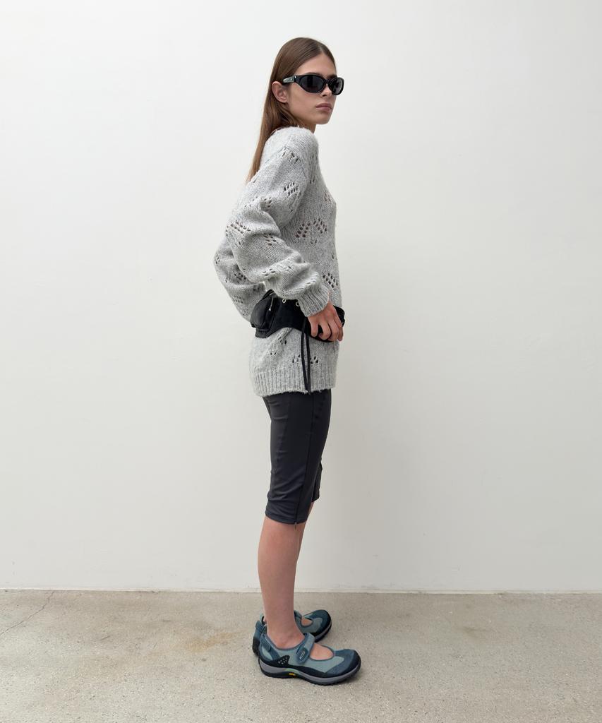 Daiaegeuneol Pointelle Over Knit (Grey)