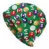 Pool Cue Sports Player Merch Beanies Skullies Billiards Balls Lover Skullies Caps Popular Hat Birthday Gifts Idea