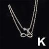Boho Initial Anklet Heart Infinity Stříbrná barva kotníkový náramek na řetízku na noze Náramky s 26 písmeny pro ženy šperky na kotník plážová noha