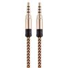 1.5m 3M 3.5mm Ses erkekten erkeğe AUX Jak Hoparlör Bağlantı Kablosu uzatma kablosu stereo 4 kutuplu MP3 Araba Kablosu Kulaklık Kablosu