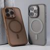 Luxus Spiricle Kameravédő tok iPhone 15 16 Pro Max 16 Magsafe tokokhoz iPhone 14 12 11 13 17 Pro Max Matt Borítás