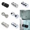 Silver/Black Shower Screen Handle Back-to-Back Shower Glass Door Knob  Small Cupboard Pulls