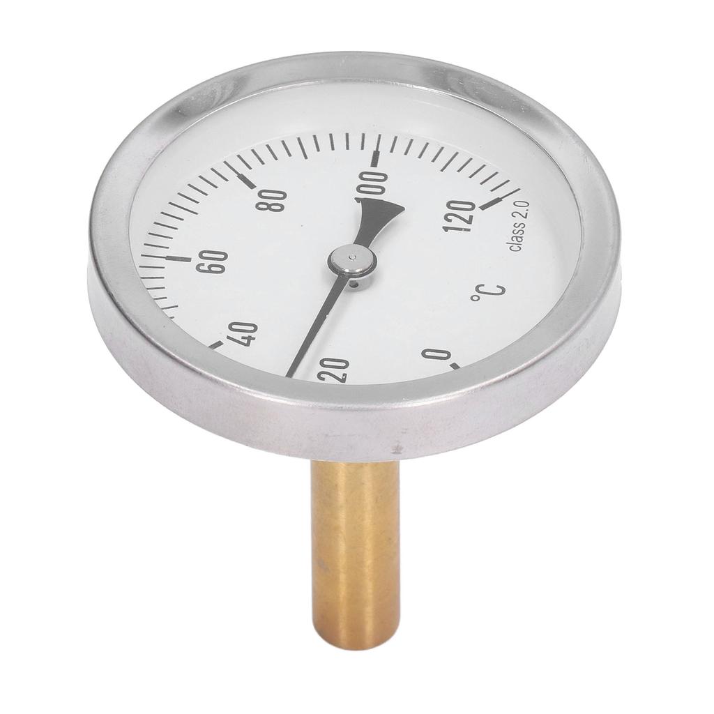 63mm Ciferníkový teploměr Grilovací ručičkový teploměr 0‑120 stupňů C Bimetalový teploměr pro