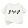 Funny Butterflies Design T Shirts Gothic Kids Childrens Tshirt Boys Girls Summer Spring Casual Top Tee Shirt