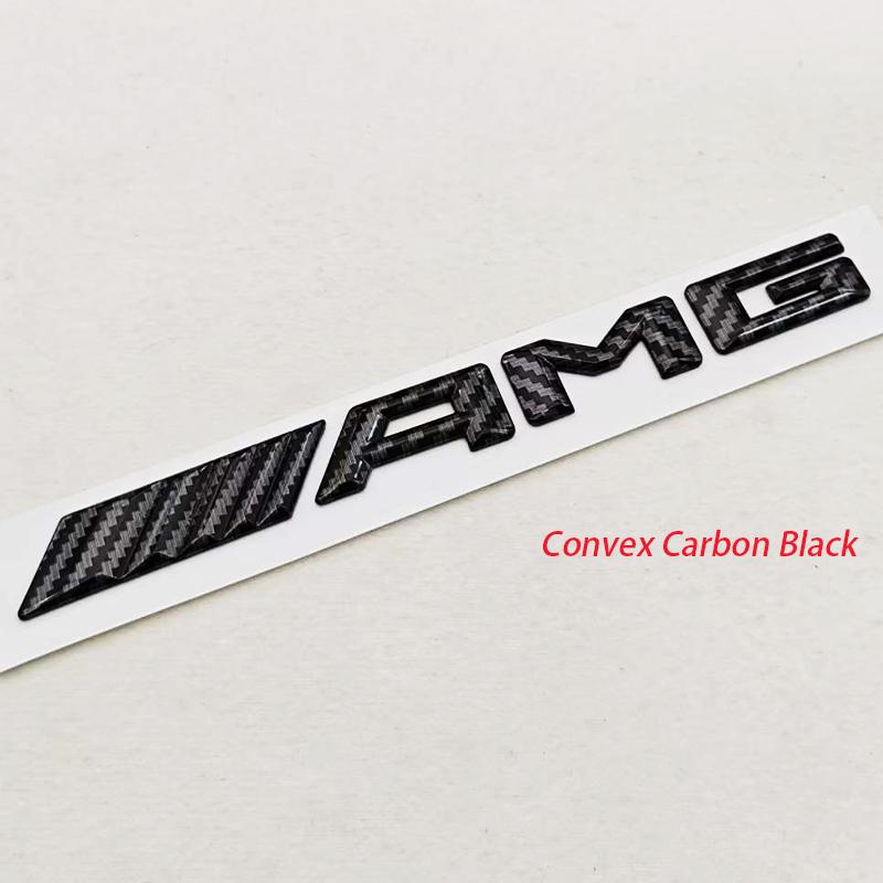 3D ABS Car Letters Logo AMG Fender Side Emblem Badge Rear Tail Trunk Sticker Styling For Mercedes Benz AMG Auto Accessories