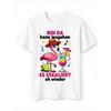 Unisex Short-sleeve Cotton T-shirt with Funny Flamingo Cocktail Graphic, Crew Neck Relaxed Fit for Summer Parties and Casual Wear