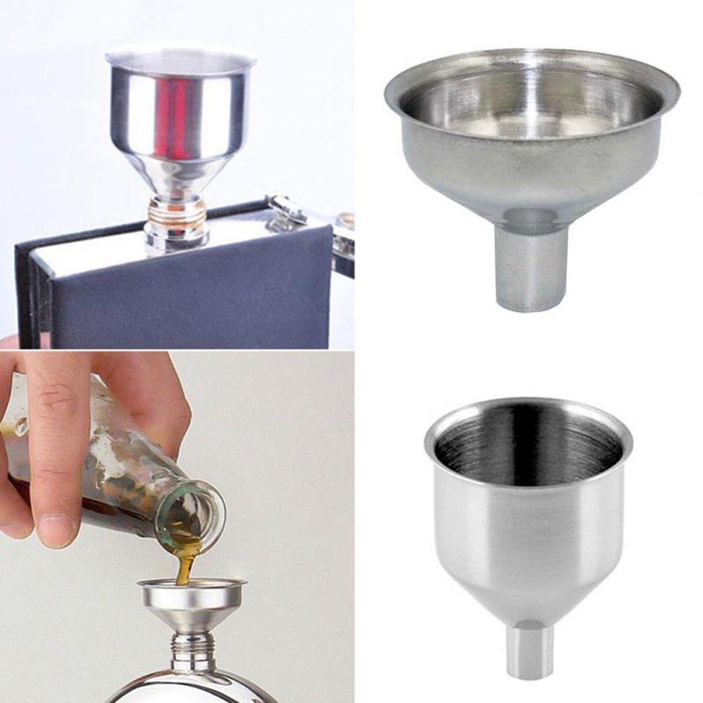 New Kitchen Tool Liquid Bar Mini Funnel Small Mouth Stainless Steel Filling Wine