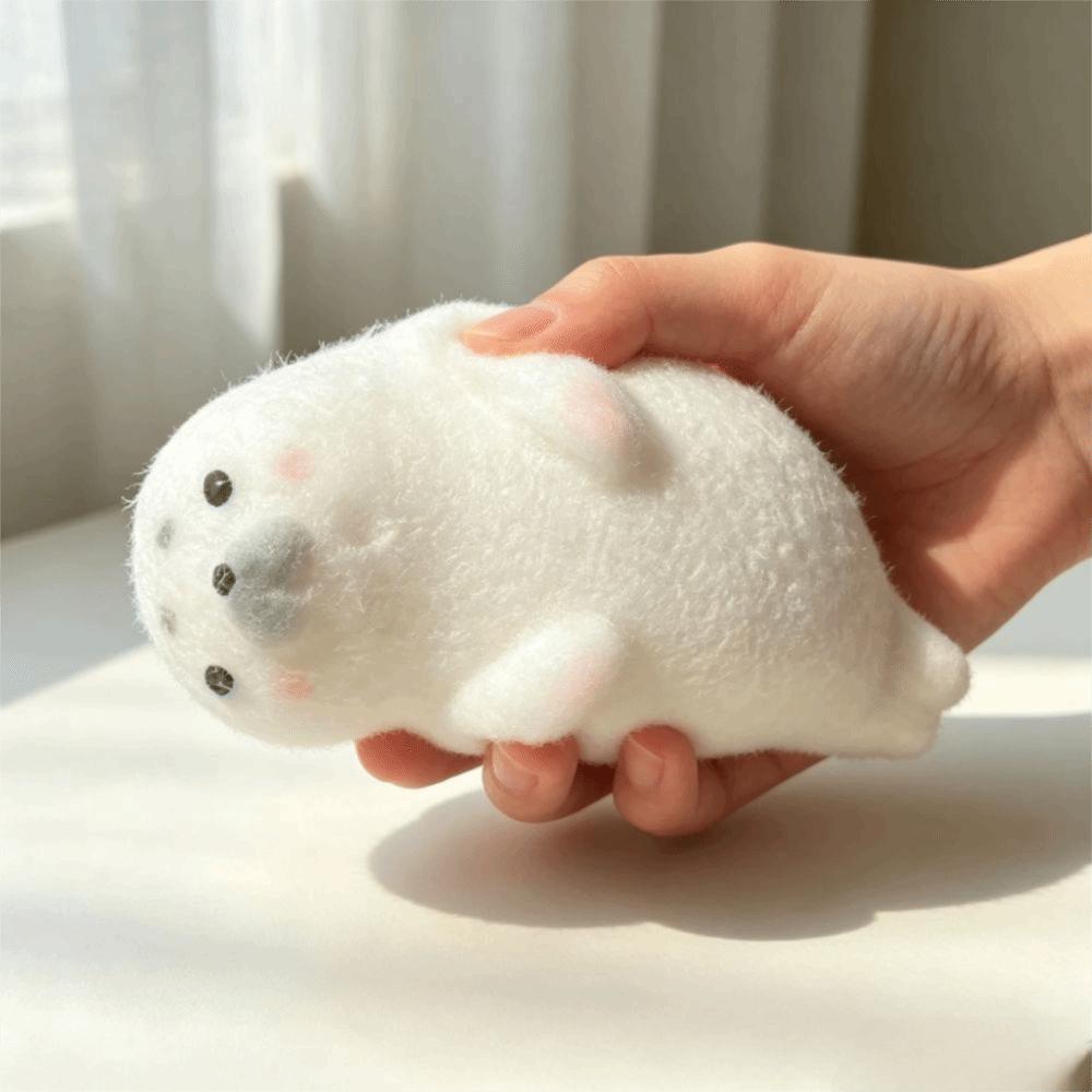 Realistic Seal Reduce Pressure Toys Super Soft Simulation Seal Pinch Toy Office Toy