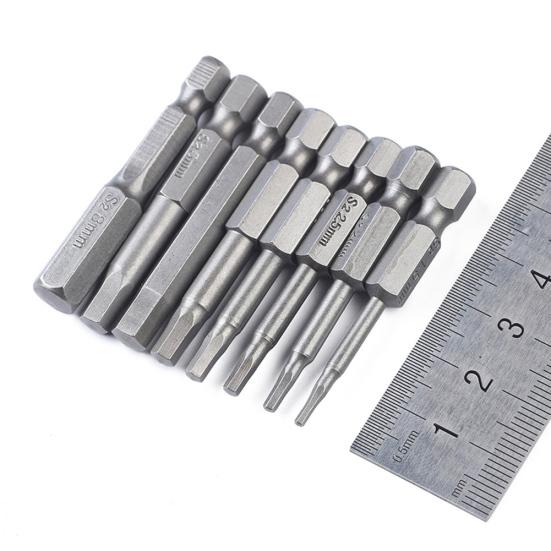 8st insexbitssats Snabbbyte Connect Driver Power Drill Metriskt verktyg