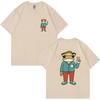 Bad Bunny Debi Tirar Mas Fotos DTMF Tshirts Cartoon Frog Fashion Unisex Women High Quality T Shirts Cotton Oversized Fans T Shirts