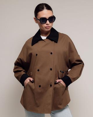 Chaqueta cortavientos Clasna 229008 46 marrón