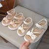 Summer Girls Princess Sandals Soft Sole Non Slip Beach Shoes Comfortable Children Single Shoes