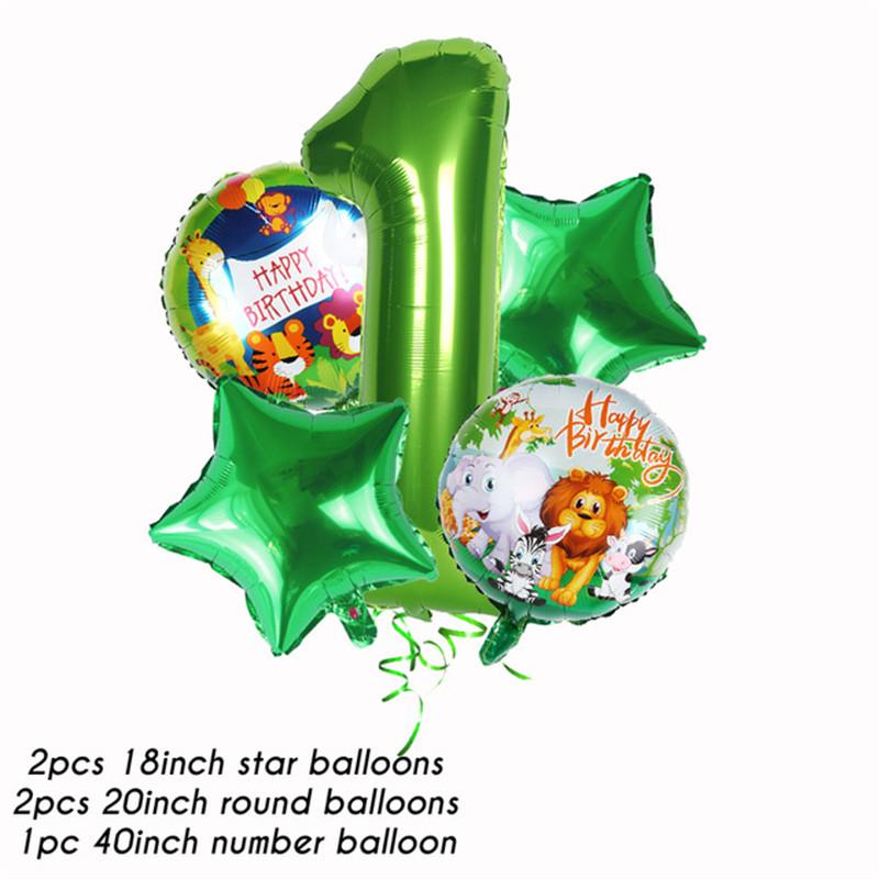 Safari Party Geschirrset Geburtstagsfeier Dekoration Kinder Teller Becher Hüte Tischdecke Strohhalm Tier Dschungel Geburtstag Deko Zubehör