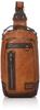 Lee Body Bag with Carrying Antique Leather Faux Camel 2-Way Bag/One-Shoulder Handle, Leather,