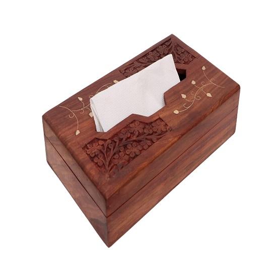 Handgefertigter Serviettenhalter aus Holz Eleganter Serviettenhalter aus Holz, Servietten-Organizer