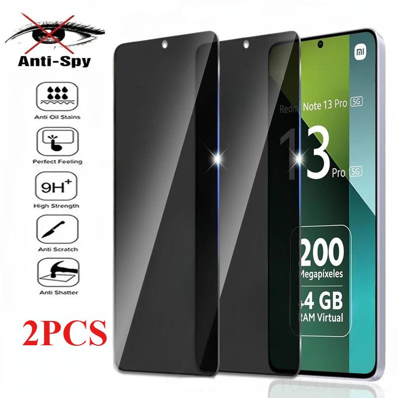 Película Protetora de Tela Anti-Espionagem Para Xiaomi 17T 15T 14T 13T 12T 11T13 12s 11s 10s 9s 15C 14C A5 Poco C71 M6 F5 X5 K80 Pro Ultra Privacidade Película de Vidro Temperado