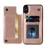 Phone Bag Wallet Phone Case With Card Holder, PU Leather Kickstand Card Slots Case, Double Magnetic Clasp And Durable Shockproof Cover, For IPhone