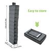 10 Shoe Hanging Storage Bag Foldable Wardrobe Clothes Underwear Hat Hanging Organizer Bag Home Bedroom