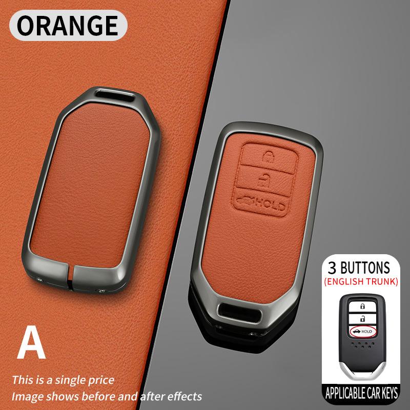 Honda Key Case for Tenth Gen Civic, Accord, Crown, XR-V, CR-V, Vezel, Haoying, Lingpai - Protective Shell & Stylish Buckle.