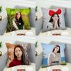 Singer Lim Yoona Pillow Case For Car Sofa Decorative Home Doublesided Print Plush Square Throw Pillow Cushion Cover