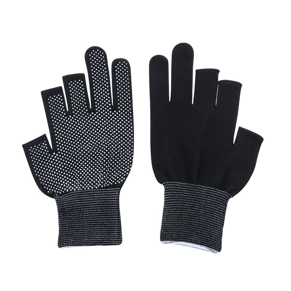 Sports/Biking Stretch Open/Half Fingers Driving Mittens Sun Protection Anti-Slip Fishing Gloves