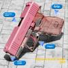 Non-Toxic Hot Mini Desert Eagle Mechanical Continuous Firing Water Gun Small Pistol Summer Outdoor Beach Poor Toy Shoot Water Gun For Kids