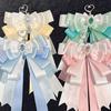Aesthetic Keychain Charms,Bows Keychain for Women Bag Purse Handbags Backpacks Charms Accessories Valentines Day Gifts